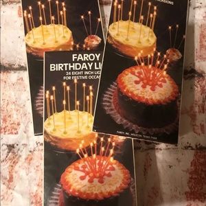 Vintage Birthday Candles
